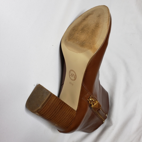 Michael kors brown leather booties - Picture 3 of 4